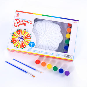 Juego <span class=keywords><strong>de</strong></span> Piedras Decorativas para Jardín Infantil, Pintura Colorida DIY, Juego <span class=keywords><strong>de</strong></span> Yeso con 6 Colores <span class=keywords><strong>de</strong></span> Pintura Acrílica - Product Image 6