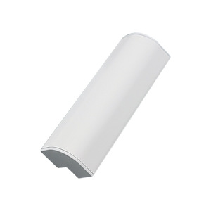 Protection d'angle en alliage d'aluminium Jin Chili 18 mm blanc mat en forme de U pour meubles, protection d'angle arrondie anti-collision - Product Image 5