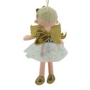 Factory Custom Super Soft Plush Elf <strong>Doll</strong> with Wings New Popular Mini Rag <strong>Dolls</strong> PP Cotton Filled Mesh Lined Black <strong>Fairy</strong> <strong>Doll</strong> - Product Image 2
