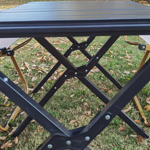 Chất <span class=keywords><strong>l</strong></span>ượng cao xách tay thép carbon gấp Ngoài Trời Bbq bảng <span class=keywords><strong>L</strong></span> kích thước thiết kế hiện đại cho vườn bãi biển hoặc ăn uống sử dụng - Product Image 5