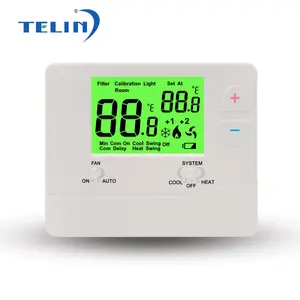 Telin ac701 LCD HVAC Wifi kỹ thuật số lập trình điều khiển nhiệt độ bơm nhiệt nhiệt phòng tắm hơi nóng nhiệt