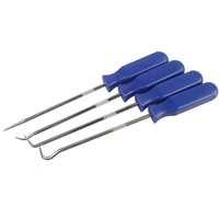 Kit d'outils de réparation automobile 4 pièces manuel, avec étui rigide OEM, pour le retrait de joints d'huile, de joints toriques et de garnitures de pneus