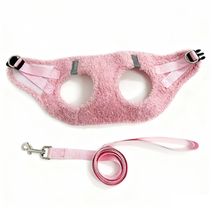 犬用ハーネスベスト冬用フリース犬服暖かい小さな犬服 - Product Image 3