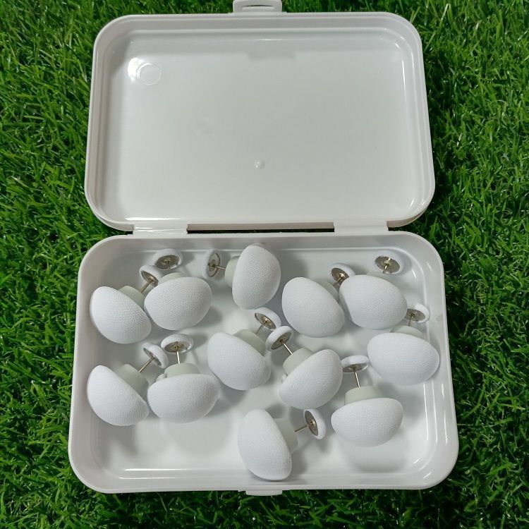 Boîte de rangement blanche de 12 pièces avec épingles en tissu et aiguilles en acier
