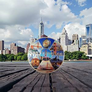 2025 gran oferta 3D imanes de nevera de papel de aluminio en relieve hermoso logotipo personalizado recuerdos <span class=keywords><strong>destinos</strong></span> turísticos <span class=keywords><strong>mundiales</strong></span> bajo MOQ Metal - Product Image 6