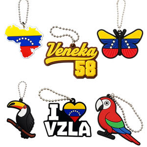 พวงกุญแจ PVC ของที่ระลึกโบลิวาร์ เวเนซุเอลา ขายส่ง คาราคาส  พวงกุญแจยางนิ่มลายการ์ตูน ผลิตตามสั่ง โรงงาน 21 ปี MOQ ต่ำ - Product Image 4
