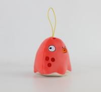 Vente en gros de porte-clés en peluche de pieuvre rouge de 3 pouces Poupées de machine à griffes mignonnes Expressions flexibles Principales caractéristiques des jouets