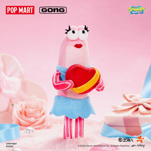 Novedad 2026: Cajas Sorpresa 100% Originales GONG de la Serie Romántica de Peces de Bob Esponja, Lindos Muñecos de Peluche y Colgantes Decorativos de Peluche - Product Image 4