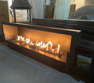 Chimenea de Gas de 60 Pulgadas con Control Remoto, Combustibles de Energía Limpia, Montaje Modular, Tamaño Personalizado Moderno - Product Image 2