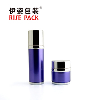 Ensemble acrylique vide 15g 30g 50g pot de crème et 30ml 50ml 100ml 120ml bouteille de lotion conteneur d'emballage de cosmétiques de qualité supérieure