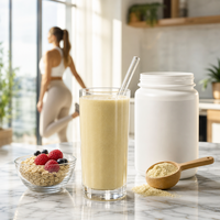 Poudre de protéines de levure végétalienne 75-80% de qualité supérieure, haute pureté, à fermentation complète, protéines de Saccharomyces Cerevisiae, faible teneur en allergènes, fournie directement par l'usine