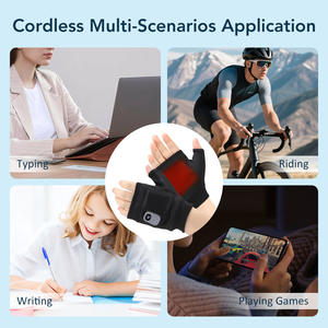 USB Rechargeable Electric Heated Gloves New Smart Heating Thermal Warming Gloves Half Full Finger Winter Hand Warmer for Outdoor - Product Image 5