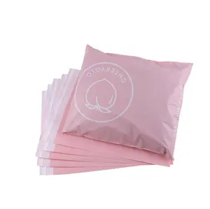 Folhetos personalizados sacos de plástico para correio com bolso