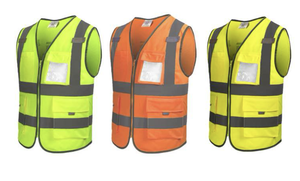 سترة عاكسة للسلامة عالية الجودة وضوح عالية سترة عاكسة صدرية برتقالية من الشركة الأصلية سترة عاكسة - Product Image 5