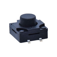 Interrupteur à bouton-poussoir tactile 12x8,5 mm, étanche à la poussière et à l'eau IP67, 12 V 30 mA, DIP à montage traversant