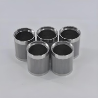 Filtro Sinterizado OD 63mm SS316L 5 Micrones Acero Inoxidable Totalmente Soldado Elemento de Filtro de Aire de Alta Presión Marca SKLIN Nuevo Personalizable