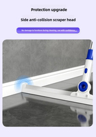 Balai-raclette pour carrelage de douche, murs et sols, grattoir de sol, raclette de douche, balai-raclette