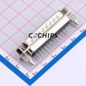 X0225WT17B5 D-Sub/VGA Connector Through hole Component (THT) Connector Standard D-Sub Male 25P Through Hole - Product Image 2