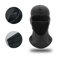 Masque intégral pour moto imprimé avec filet en polyester, masque facial unisexe, cagoule, casque blanc, logo personnalisé, sport