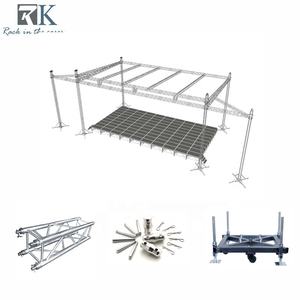 Truss de Aluminio de Alta Calidad para Iluminación de Escenarios, Cuadrado de 290x290mm, Marca DJ Silver Spigot, para Conciertos, Fiestas y Eventos - Product Image 1