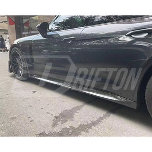 Jupes latérales en fibre de carbone sèche pour Porsche Panamera 971 971.1 971.2 2017-2023 - Product Image 3