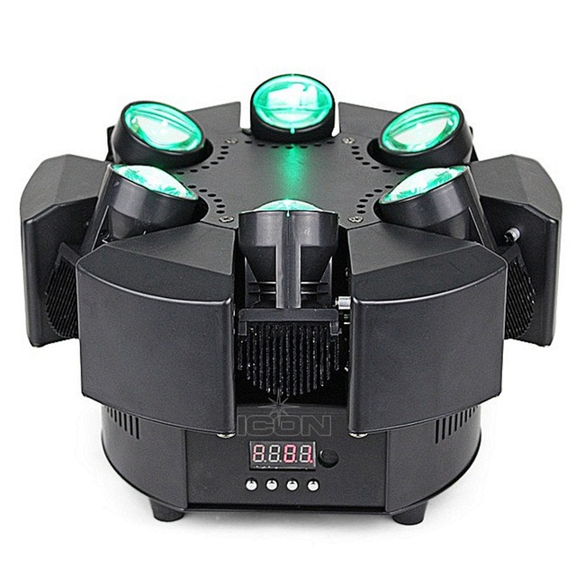 6*10w Rgbw Smart Led Beam Moving Head Light Six Eyes Strobe Effect Dj Stage Party Disco Bar Club Lighting