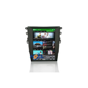 Autoradio 2019 Écran vertical 12.1 "Tesla Style Android 10.0 Lecteur GPS multimédia de voiture pour FORD MONDEO <span class=keywords><strong>2013</strong></span>- AUTO A/<span class=keywords><strong>C</strong></span> - Product Image 1