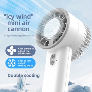 Ventilateur USB portable rechargeable <span class=keywords><strong>Koukou</strong></span> Ice Compress, mini ventilateur de bureau à semi-conducteurs, idéal pour l'extérieur - Product Image 3
