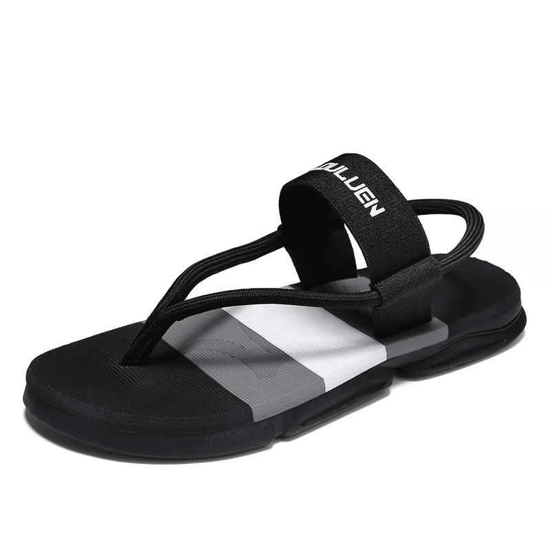custom Colorful dual use sandals flip flop men slippers men's shoes beach designer logo flip flops