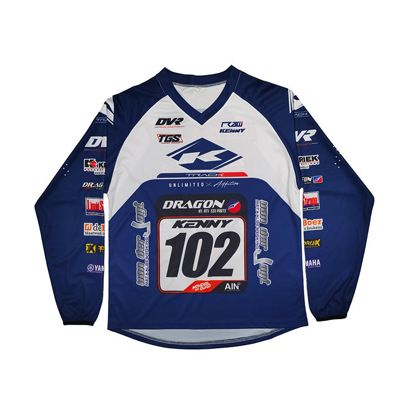 Best Selling Custom Team Motorcycle Jersey Designs 100% Polyester