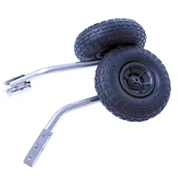 Chariot à roues arrière pliable en acier inoxydable pour canot pneumatique, nouvelle condition pour restaurant, hôtel, kayak