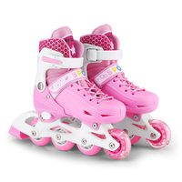 Rollers en Ligne de Vitesse à Chaud en Vente Libre pour Enfants, OEM Acceptable, Professionnels en Alliage d'Aluminium avec Roues Clignotantes