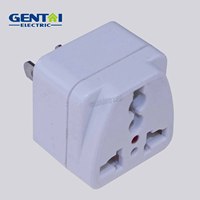 Hochwertiger 2-Pin Amerikanischer Konvertierungsstecker USA-Stecker zu Universal, Universeller Reiseadapter Konvertierungsstecker