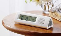Triangle 3 en 1 FM Radio lampe de poche torche d'urgence veilleuse numérique calendrier réveil