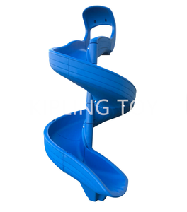 ชิ้นส่วนสไลเดอร์พลาสติก รู<span class=keywords><strong>ป</strong></span>ตัว S สไลเดอร์สนามเด็กเล่นกลางแจ้งในร่ม สไลเดอร์<span class=keywords><strong>เก</strong></span>ลียวสีขาวขนาดใหญ่สำหรับสนามเด็กเล่น - Product Image 3