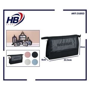 Bolsa de Aseo Triangular Impermeable para Viaje, 22x6.5x14cm, Tamaño Práctico para Artículos Esenciales en Movimiento - Product Image 3