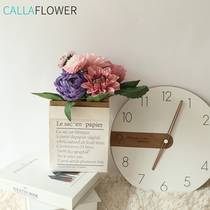 Wholesale Artificial <strong>Flowers</strong> Wedding Decoration Peony Dahlia Fabric <strong>Flowers</strong> Artificial - Product Image 6