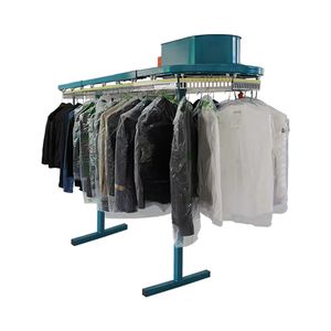 Ligne de convoyage de vêtements bidirectionnelle automatique personnalisable à 252 points de suspension pour buanderie - Product Image 1