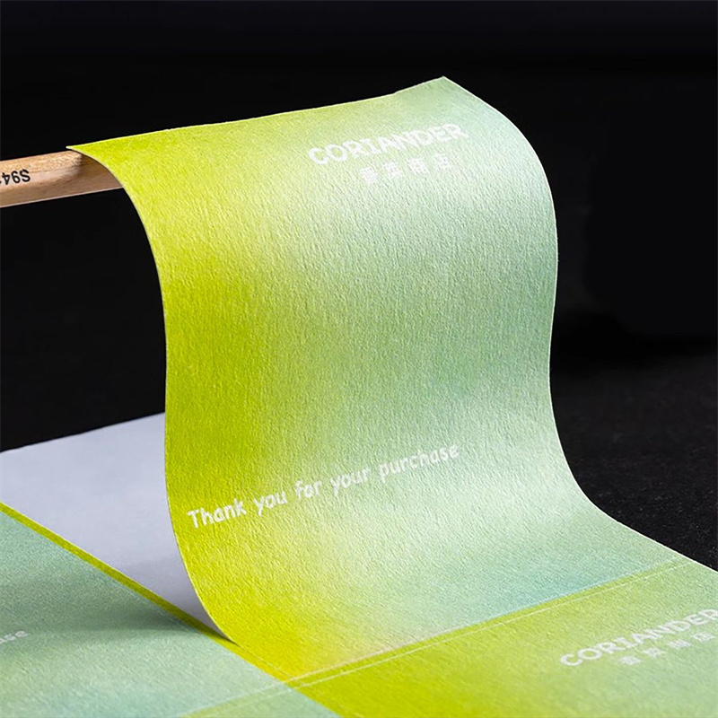 Cotton Paper Waterproof Letterpress Printed Handmade Style Finishing Adhesive Stickers Matte Textured Paper Box Seal Candle
