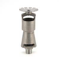 Buse double usage eau-mousse en acier inoxydable série PT 1/2" 3/4", tête de pulvérisation aspirante pour entrepôt et système de déboucheur d'incendie