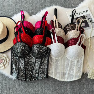 Sous-vêtements pour femmes style vintage en tissu Dobby avec nœud à la taille, effet minimisant pour poitrine généreuse, contrôle du ventre antidérapant - Product Image 1