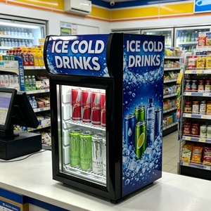 Mini-réfrigérateur portable Nuelead NE-25CL avec porte en verre transparent et serrure pour voiture et usage domestique - Product Image 3