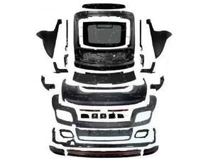 مناسب لتحويل باراميلا القديمة إلى جديدة 970 إلى 976، أضواء نهارية، أضواء خلفية، طقم هيكل للمصد الأمامي والخلفي - Product Image 5