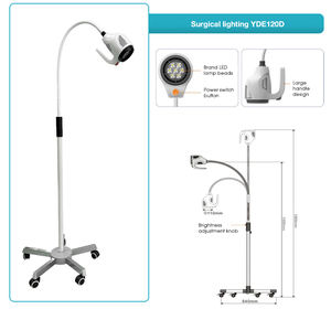 Lampada da visita medica a LED regolabile a 7 fori con luce calda fredda con lampada a temperatura di colore tipo in piedi - Product Image 6