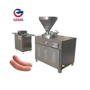 Extrusor industrial de carne de linguiça, máquina de enchimento automática de linguiça