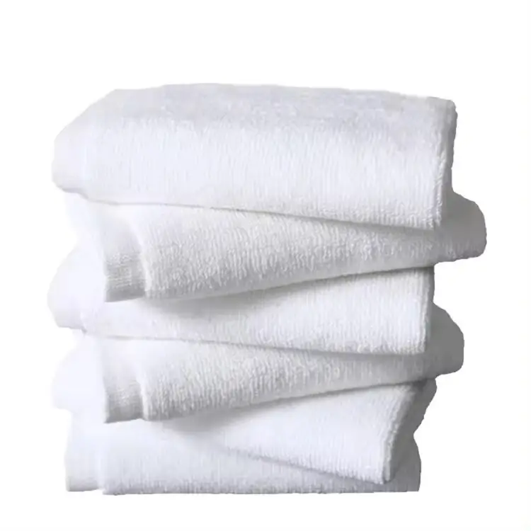 5 sao khách sạn Khăn Trắng biểu tượng tùy chỉnh linen 100% cotton mặt tay tắm khách sạn Khăn Set