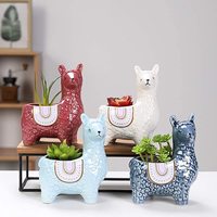 2.5 pouces en céramique hibou Pot intérieur Animal plante Pots Mini succulente fleur planteur pour Cactus herbes maison