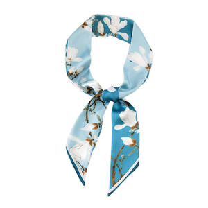 Groothandel Lente Kleine Lange Smalle Lint Diverse Kleuren Tas Handvat Wrap Sjaal Custom Print Zijden Sjaals - Product Image 6