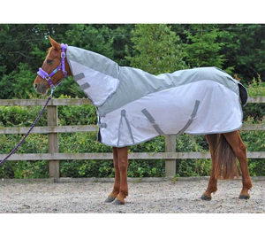 Matériel respirant de maille de tapis de mouche de cheval de polyester léger durable parfait pour le confort de protection de mouche d'été - Product Image 6