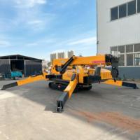 Mini grue araignée CE, élévateur, treuil, élévateur de mur-rideau en verre, télescopique, 8T, petite grue araignée